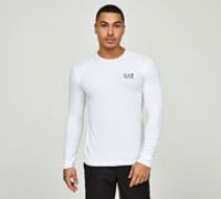 EA7 Train Core ID Long Sleeve T-Shirt - White - Size XS