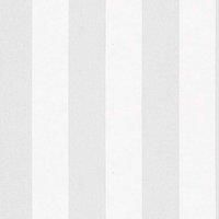 Noordwand Topchic Wallpaper Stripes Light Grey and White