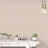 Noordwand Evergreen Wallpaper Wicker Natural Beige