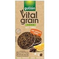 Gulln Vital Grain Thins Dark Chocolate & Orange Rice Cakes 4 x 30g (120g)