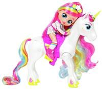 BFF BY CRY BABIES Dreamy & Rym - Deluxe Pack Includes the exclusive articulated Dreamy doll and her unicorn Rym-Gift Toy for Girls and Boys +5 Years