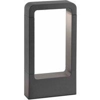 Saxby Canillo 3.5W Dark Matt Anthracite Die Cast Aluminium IP44 Outdoor Garden GU10 LED Wall Light