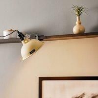 FARO BARCELONA In industrial look - Pepper clip-on light, beige