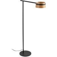 Loop LED Floor Lamp Black Wood