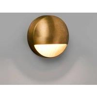 FARO BARCELONA Drak LED outdoor wall lamp, brass