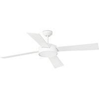 FARO BARCELONA Hydra ceiling fan, LED, remote control, white