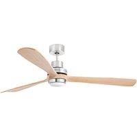 FARO BARCELONA Lantau-G LED ceiling fan, pine