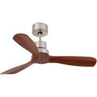 FARO BARCELONA Mini Lantau ceiling fan with walnut wood