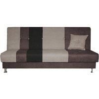 3-Seater Click Clack Sofa Bed - 4 Colours - Grey