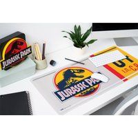 Erik Official Jurassic Park XXL Mouse Mat - Desk Pad - 31.5" x 13.78" Non-Slip Rubber Base Mouse Pad, Gaming Mouse Pad, Keyboard Mouse Mat - Jurassic Park Gifts