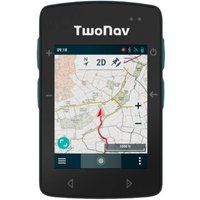 TwoNav Roc + Great Britain Topo full map, GPS bike computer with 2.7-inch screen for MTB, cycling, gravel or bikepacking with maps included. Colour Turquoise