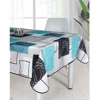 Stain Resistant Tablecloth Sky Blue