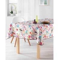 Stain Resistant Tablecloth Parrots Multi