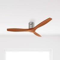 LEDS-C4 Stem ceiling fan with wooden blades, dark wood