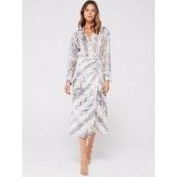 Mango Snake Print Lyocell Dress