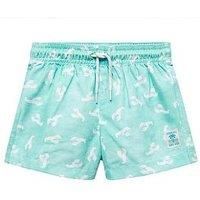 Mango Younger Boys Lobster Swim Shorts - Green