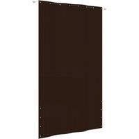 Balcony Screen Brown 160x240 cm Oxford Fabric