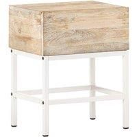 Bedside Table 40x30x50 cm Solid Mango Wood