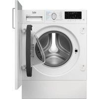 BEKO WDIK954451F Integrated WiFi-enabled 9 kg 1400 Spin Washing Machine - White, White