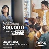 Beko CNG4692VPS 60cm Free Standing Fridge Freezer Stainless Steel E Rated