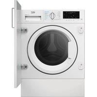 BEKO RecycledTub WDIK754411 Integrated Bluetooth 7 kg Washer Dryer, White