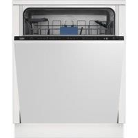 Beko BDIN38450C Full Size Dishwasher Black B Rated