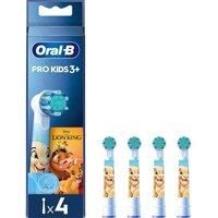 Oral-B PRO 3 + Kids The Lion King Brush Heads for Toothbrush Extra Soft 4 Pack