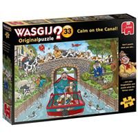 NEW! Jumbo Wasgij Original 33 Calm on the Canal 1000 piece comic jigsaw puzzle