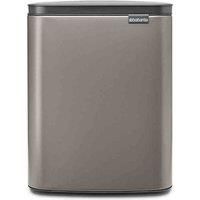 Brabantia Bo Waste Bin 12 Litre Platinum