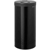 Brabantia Laundry Bin 35L Plastic Lid - Matt Black