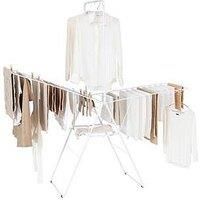 Brabantia HangOn Drying Rack 25 Metres With Rod Fresh White