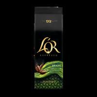 L/'OR Espresso Brazil Coffee Beans 500G Intensity 6 100% Arabica