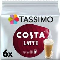 Tassimo Costa Latte Coffee Pods x6