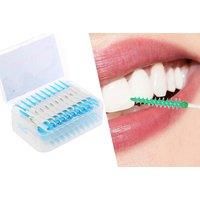 Dual Use Interdental Floss Sticks - Blue