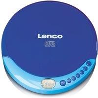 Lenco CD-011 Portable CD Player/Walkman/Diskman/CD Walkman, blue