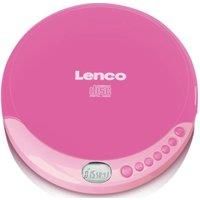 Lenco CD-011 Portable CD Player - Pink