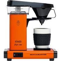 Moccamaster Cup-one Filter Coffee Machine, Aluminum, 1090 W, Orange