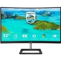 Philips 328E1CA/00 31.5" Widescreen VA W-LED Black  Curved Monitor (3840x2160/4MS/DP/2xHDMI/Adaptive-Sync/4K) Built in speakers