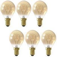 Calex Standard Gold Filament Flex Ball E14 4W Dimmable Light Bulb