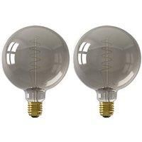 Calex Standard Filament Globe E27 4W Dimmable Light Bulb