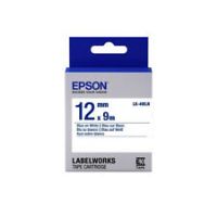 Epson C53S654022 Blue Label Cartridge Tape Blue on White For Label Works Printer