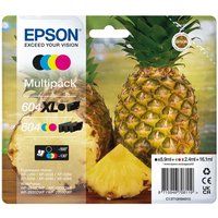 Genuine Epson 604XL BK/ 604 Colours Multipack Ink Cartridges - WF-2950DW/ T10H9