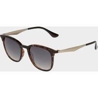 Sinner Cowell Matte Brown Yellow Tortoise Green Lens Sunglasses