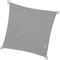 Nesling Coolfit 3.6m Square Shade Sail with Accessory and Fixing Kit  Grey