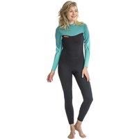 Jobe Womens Sofia 3/2mm Back Zip Wetsuit - Vintage Teal - Easy Stretch