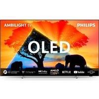 77" PHILIPS Ambilight 77OLED759/12 Smart 4K Ultra HD HDR OLED TV, Silver/Grey,Black