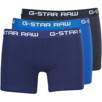 G-STAR RAW Men/'s Classic Trunk Color 3-Pack Underwear, Mehrfarbig (lt Nassau Blue/Imperial Blue/maz Blue 2058-8528), Small (Pack of 3)