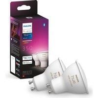 PHILIPS HUE WHITE + COLOUR AMBIANCE GU10 SPOTS 2 PACK - BLUETOOTH -NEW & SEALED