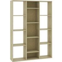 Room Divider/Book Cabinet Privacy Screen Book Shelf Engineered Wood vidaXL