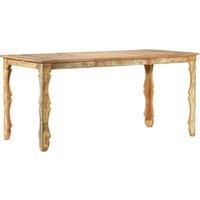 Vidaxl Dining Table 160X80X76 Cm Solid Reclaimed Wood